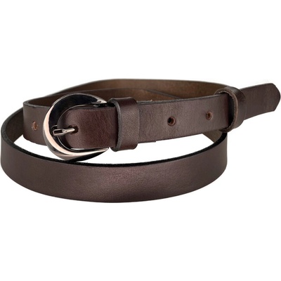 Penny Belts Dámský kožený opasek 20-206-40 tmavě hnědý