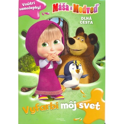 Máša a medveď Dlhá cesta Vyfarbi môj svet