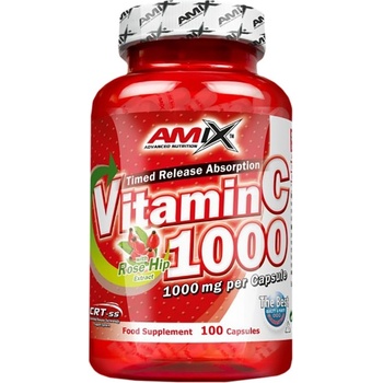 Image 1 of Amix Nutrition Vitamin C 1000 mg with Rose Hips [100 капсули]