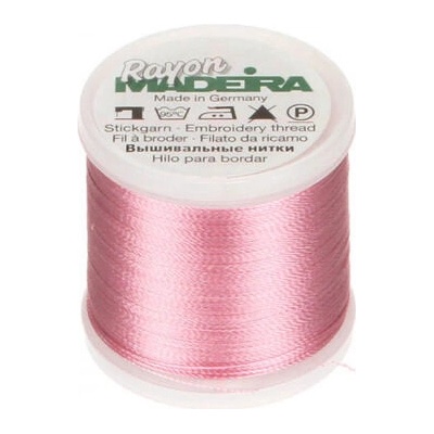 Vyšívací nit Madeira Rayon č. 40 (200m) barva 1120 baby pink
