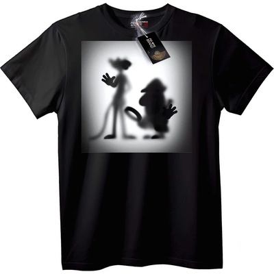 NOONEBRAND Тениска Силует на Tom & Jerry - 2XL, White