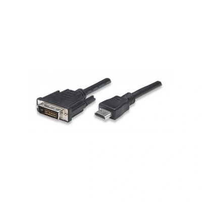 TECHLY 5.0m HDMI - DVI-D M/M 5 м Черен (ICOC-HDMI-D-045)