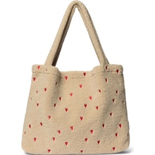 Studio Noos Teddy Hearts Mom Bag Ecru Hearts