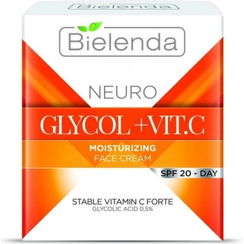 Bielenda Neuro Glicol + Vitamin C SPF 20 hydratačný pleťový krém deň 50 ml