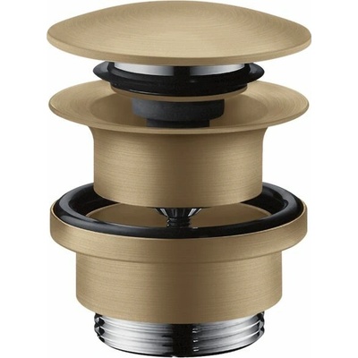 Hansgrohe Umyvadlová výpust click-clack, kartáčovaný bronz 50100140