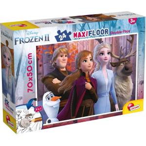 Lisciani Двулицев пъзел Lisciani - Frozen 2, 24 части (LI86658)