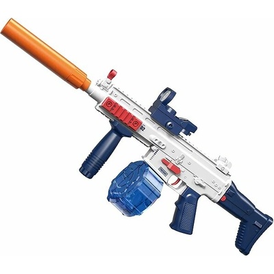 BATTLE Elektrická vodní pistole - Scar, 2 zásobníky, modrá – Zboží Dáma