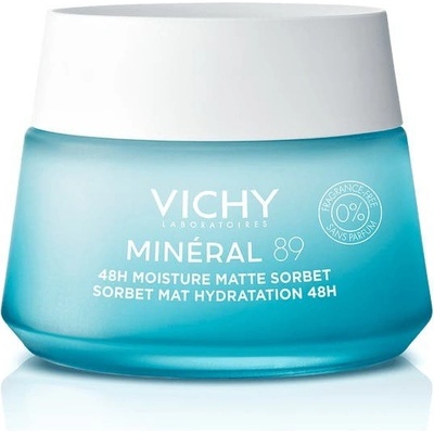 Vichy Minéral 89 Moisture Matte Sorbet sorbet bez parfumácie 50 ml