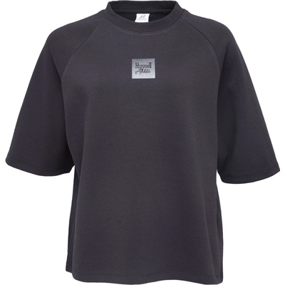 Russell Athletic Dámske tričko CORE SS OVER SHIRT Čierna