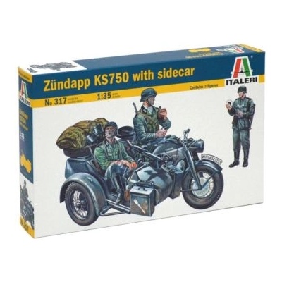 Italeri Italeri: Модел на мотоциклет Zündapp KS750, 1: 35