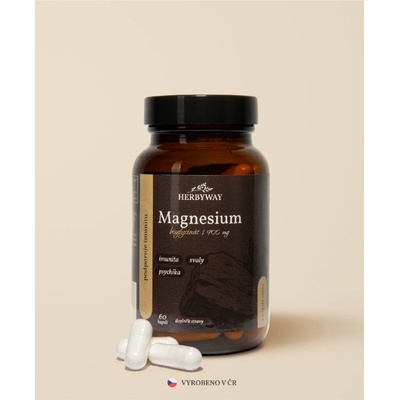 Herbs Energy Magnesium Hořčík Bisglycinát 60 kapslí