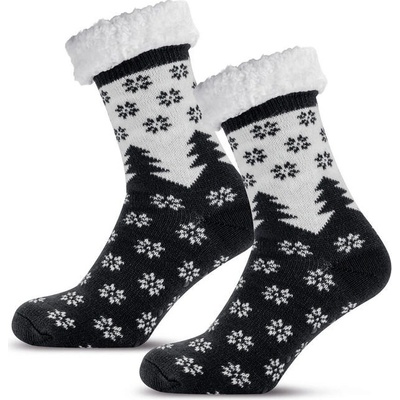 decoDoma ponožky na spaní STROMEČEK černá