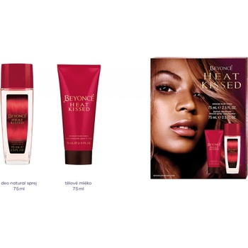 Beyoncé Heat Kissed deospray 75 ml + tělové mléko 75 ml dárková sada