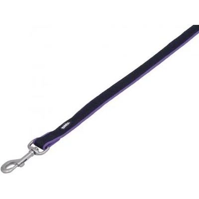 Nobby Повод mesh preno nobby, найлон, мрежа с неопренова подплата, лилав, ширина - 25-35 мм, дължина - 120 см, Германия - 80547-38