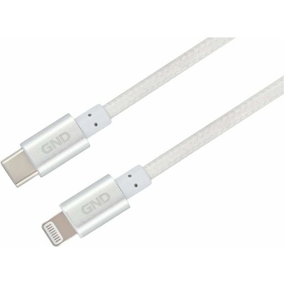 GoGEN USBC8P100MM02 USB-C / Lightning, 1m, bílý