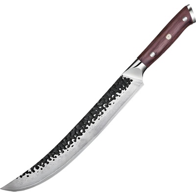 HARAHU Дамаски кухненски нож TE-37528 - Slaughter / Кафяв KP37528 (TE-37528)