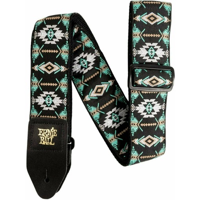 Ernie Ball Classic Jacquard Southwestern Turquoise Колан за китара (P05325)