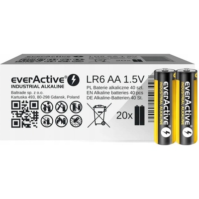 EverActive Industrial Alkaline AA 40ks EVLR6S2IK