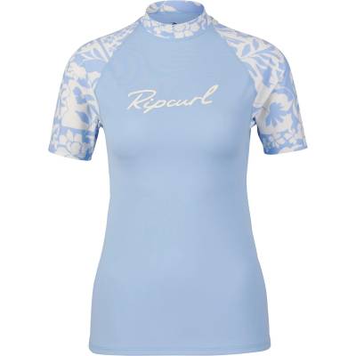 Rip Curl Дамска плажна тениска от ликра Rip Curl Women's Pacific Coast UPF S/S Rashvest Lycra - Sky Blue - размер XL (150-5984-0116)