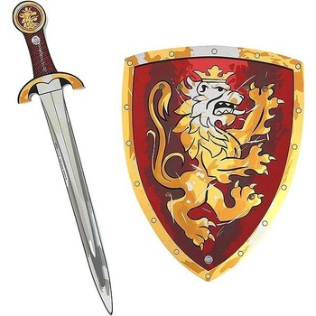 Liontouch Rytiersky set červený Meč a štít