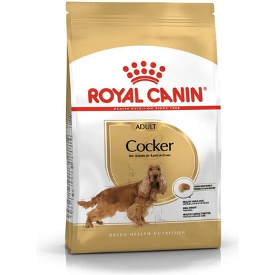 Royal Canin Cocker Adult - за кучета порода английски и американски кокер шпаньол на възраст над 12 месеца 12кг