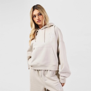 Jack Wills Суичър Jack Wills Women's Emblem Over-The-Head Hoodie - Stone