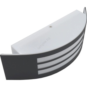 BOWI Външно стенно осветително тяло OLIANA 1xE27/60W/230V IP44 антрацит (BW0447)