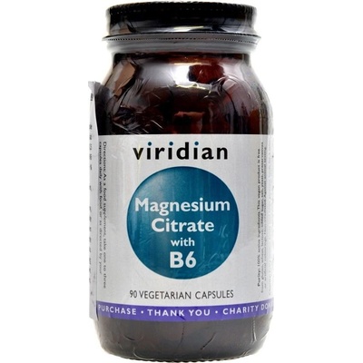 Viridian Magnesium Citrate with Vitamin B6 90 kapsúl