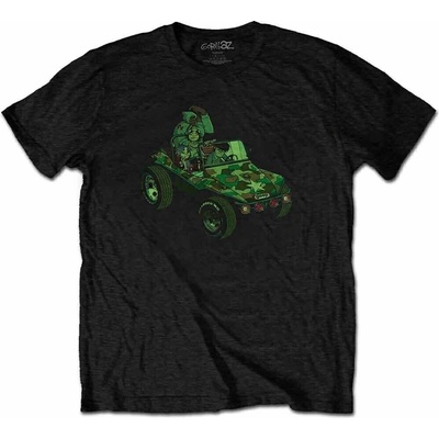 Gorillaz tričko Group green Geep čierne