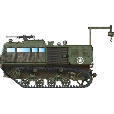 Hobby Boss M4 High Speed Tractor 155mm/8-in./240mm 1:72