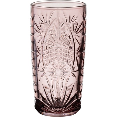 Marvia Pohár Longdrink Vintage ružový 370 ml