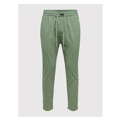 ONLY & SONS Текстилни панталони Linus 22022313 Зелен Regular Fit (Linus 22022313)