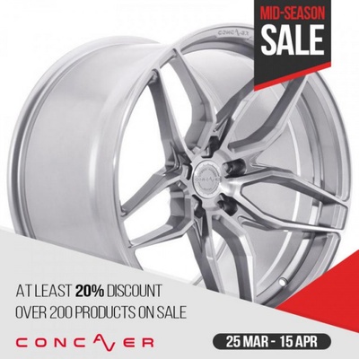 CONCAVER CVR3 10,5x22 BLANK ET10-46 brushed titan