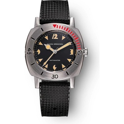 Nivada Grenchen Depthmaster Pacman 14105A Rubber Tropic