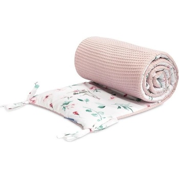 Sensillo Mantinel do postieľky Vafle Hrochy Ružová