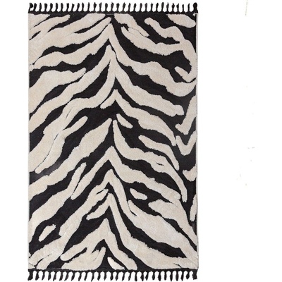 Flair Rugs Черно-бял килим 133x190 cm Esra Zebra - Flair Rugs (503119381652)