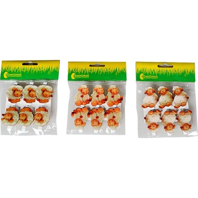 Kolíček dřevěný sada 6 ks s ovečkou, výška 4,5 cm 380804 3M – Zbozi.Blesk.cz