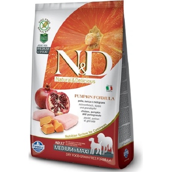 N&D dog GF Adult Medium & maxi Pumpkin chicken & pomegranate 2,5 kg