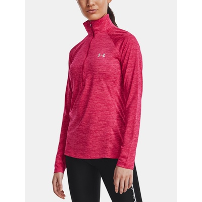 Under Armour Дамска тениска Under Armour Tech 1/2 Zip - Twist Under Armour | Rozov | ЖЕНИ | M