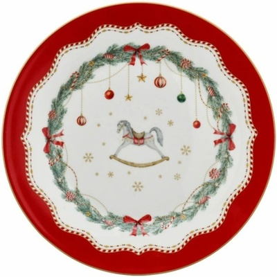 Isabelle Rose - Dezertný tanier 19,5 cm Hojdací koník - Happy Holidays