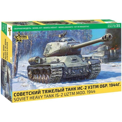 ZVEZDA Model Kit tank 3708 IS 2 Heavy Tank 1:35