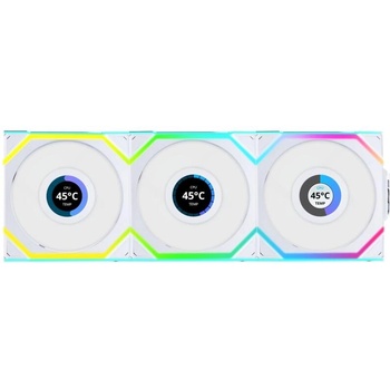 Image 1 of Lian Li UNI Fan SL Wireless LCD ARGB PWM (12SLLCD1W3W/LL-FAN-LULI-100))