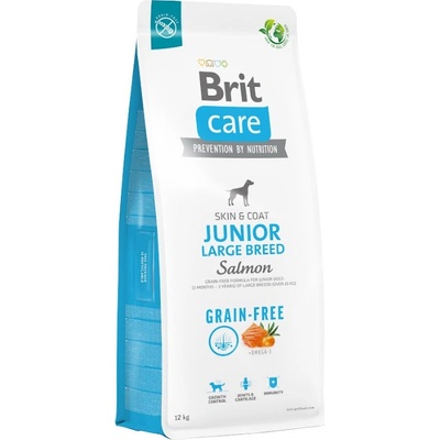 Brit Care Grain-free Junior Large Breed Salmon 2 x 12 kg