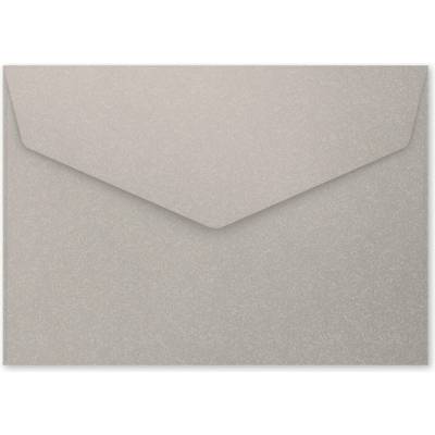 Barevné obálky samolepící - 114 x 162 mm (C6) - Stříbrná