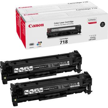 Canon Тонер касета Canon - CRG-718, за i-SENSYS LBP7200, 2 броя, черна (2662B005AA)