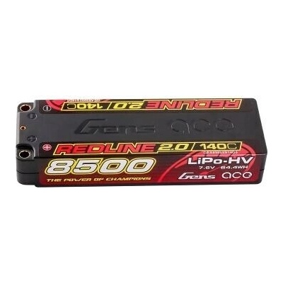GensAce Redline 2.0 2S HV 7.6V-140C-8500 139x47x25mm 302 g
