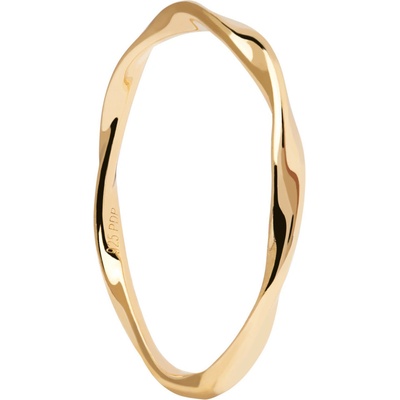 PDPaola pozlátený prsteň SPIRAL Gold AN01 804