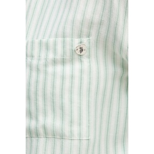U. S. Polo Assn U. S. Polo Assn. Риза с лен U. S. Polo Assn. LOOSE FIT (WUP2277)