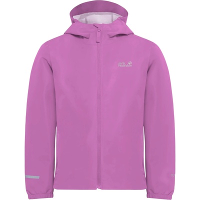 Jack Wolfskin Детско водоустойчиво яке Jack Wolfskin Kid's Flaze Jacket Waterproof jacket - Foxglove - размер 116 (EU) (703-6905-0312)