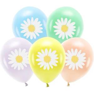 Party Deco Латексови Балони с Маргаритки (eco30p-201-000-5)